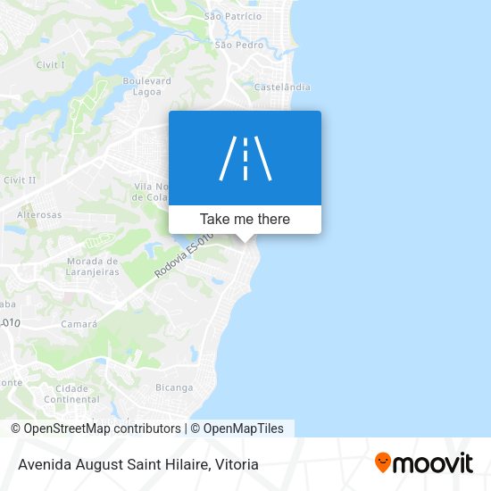 Avenida August Saint Hilaire map