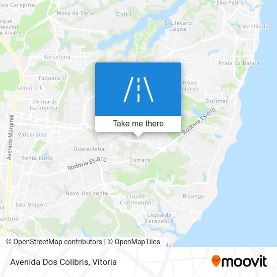 Avenida Dos Colibris map