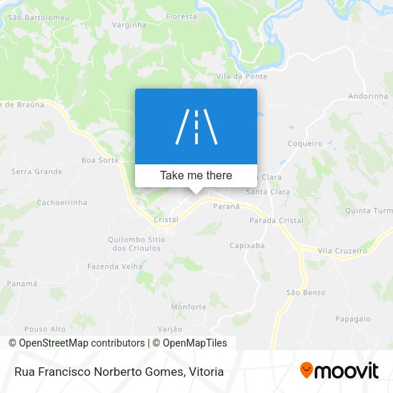 Rua Francisco Norberto Gomes map