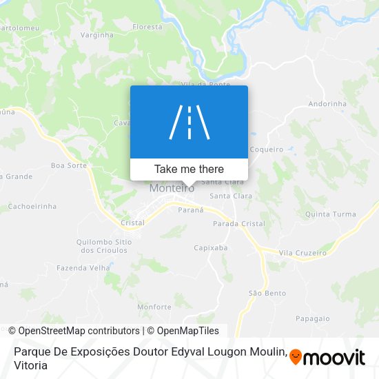 Parque De Exposições Doutor Edyval Lougon Moulin map