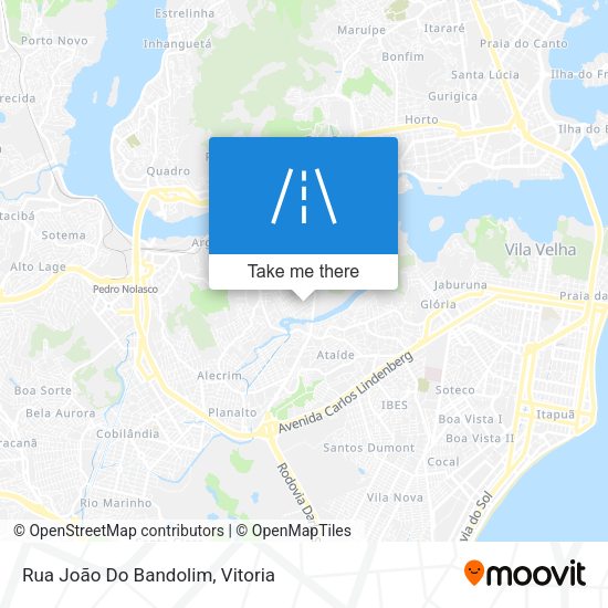 Rua João Do Bandolim map