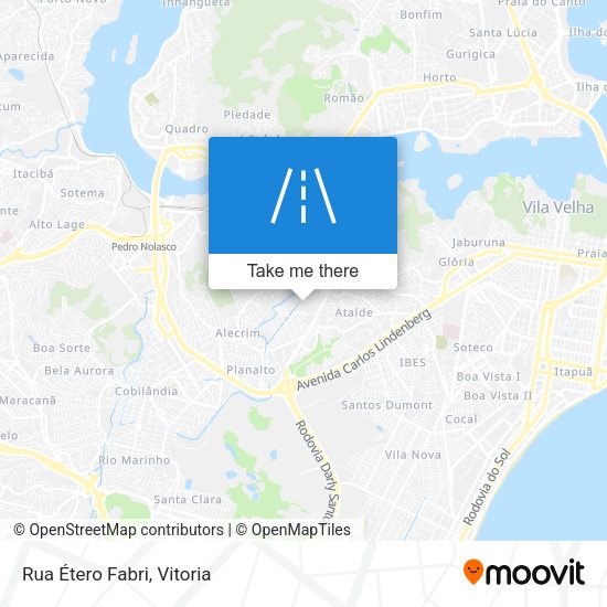 Rua Étero Fabri map
