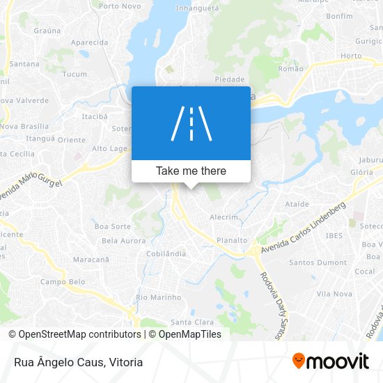 Rua Ângelo Caus map