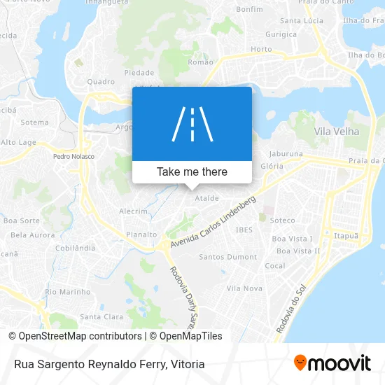 Rua Sargento Reynaldo Ferry map