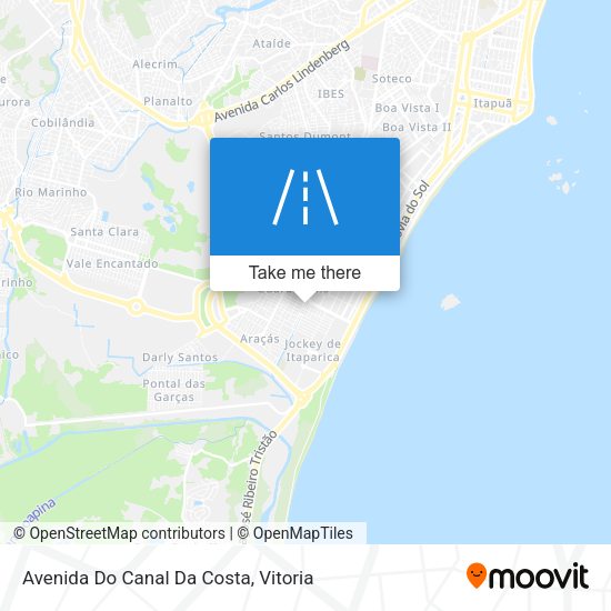Avenida Do Canal Da Costa map