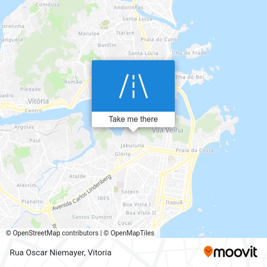 Rua Oscar Niemayer map