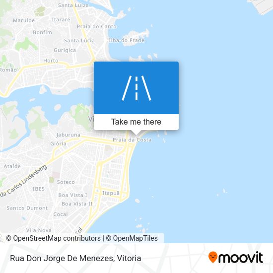Rua Don Jorge De Menezes map