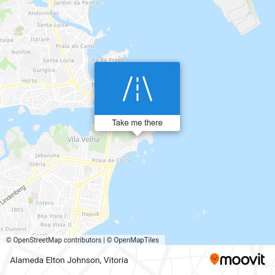 Alameda Elton Johnson map