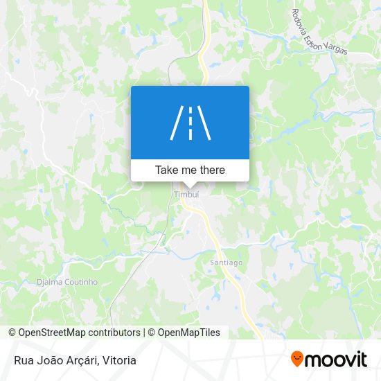 Rua João Arçári map