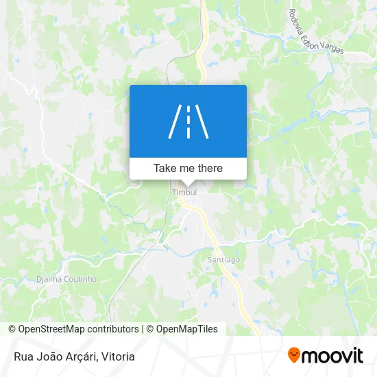 Rua João Arçári map