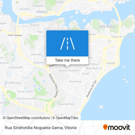 Rua Sindronília Nogueira Gama map