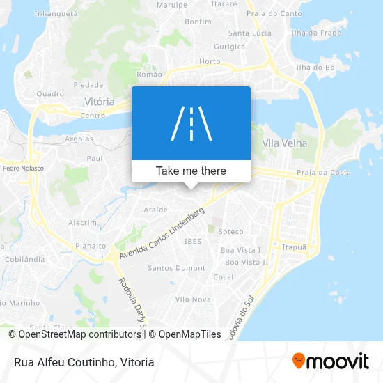 Rua Alfeu Coutinho map