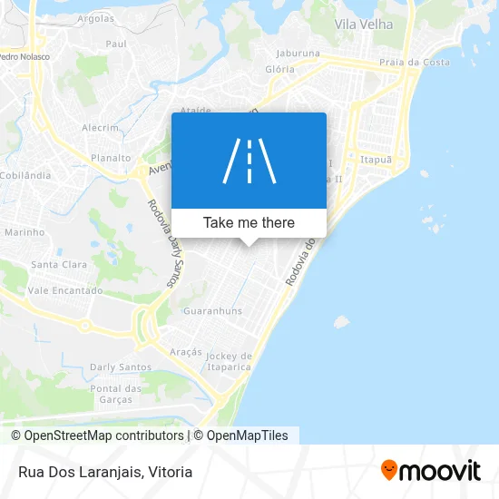 Rua Dos Laranjais map