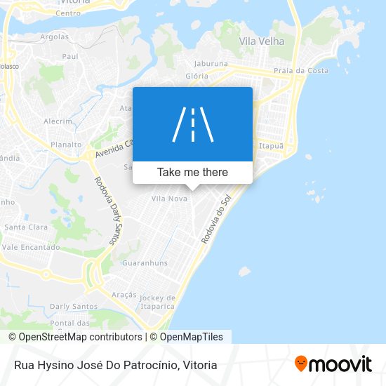 Rua Hysino José Do Patrocínio map
