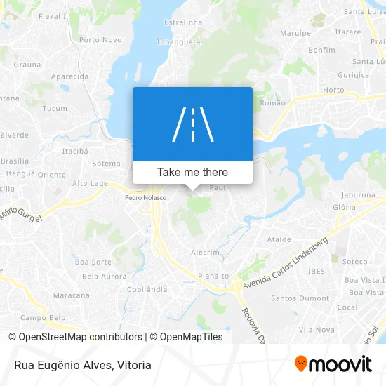 Rua Eugênio Alves map