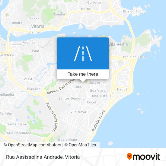 Rua Assissolina Andrade map