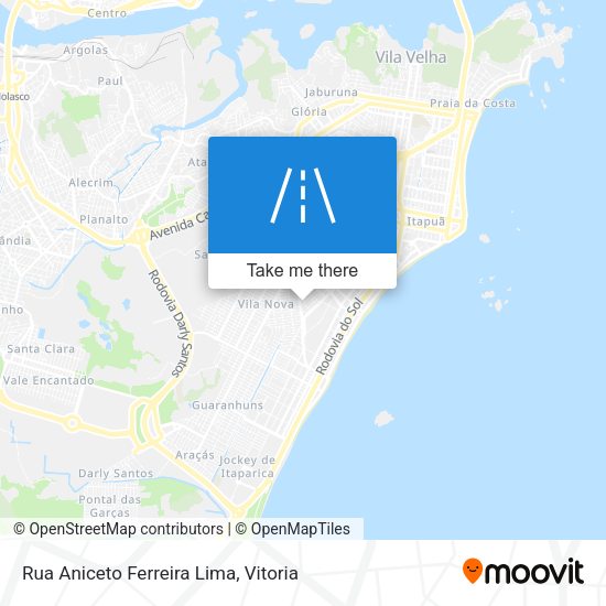 Rua Aniceto Ferreira Lima map