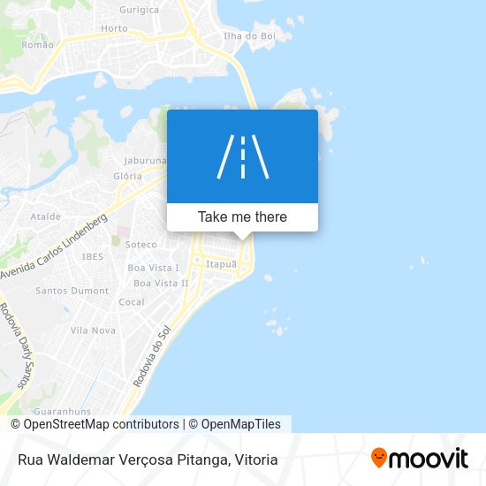 Rua Waldemar Verçosa Pitanga map