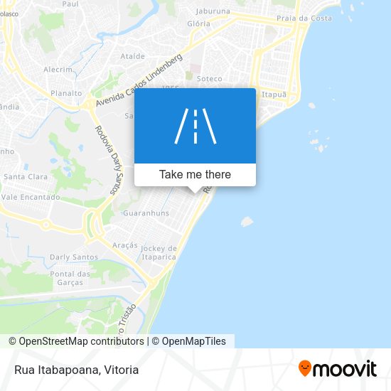 Rua Itabapoana map