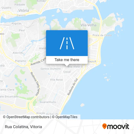 Rua Colatina map