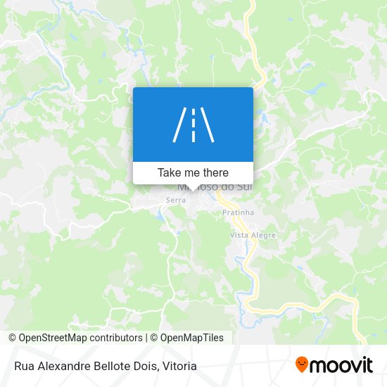 Rua Alexandre Bellote Dois map