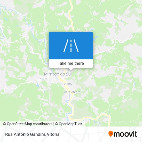 Rua Antônio Gandini map