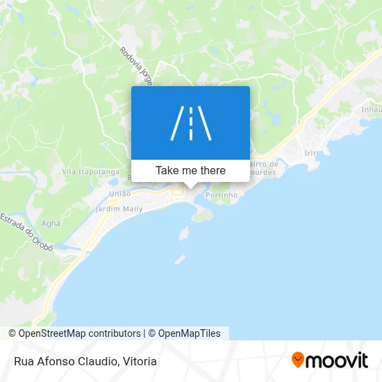 Rua Afonso Claudio map