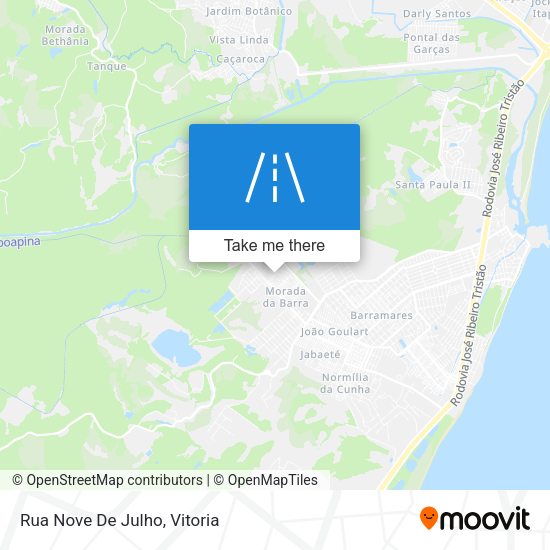 Rua Nove De Julho map