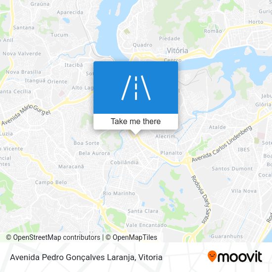 Avenida Pedro Gonçalves Laranja map