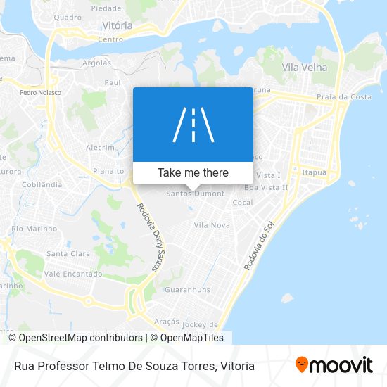 Rua Professor Telmo De Souza Torres map