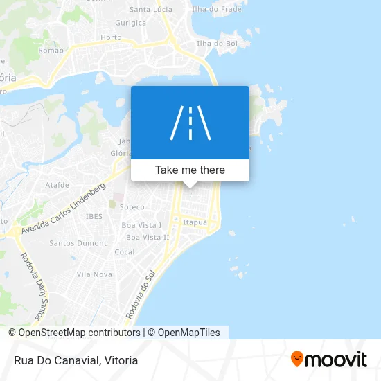 Rua Do Canavial map