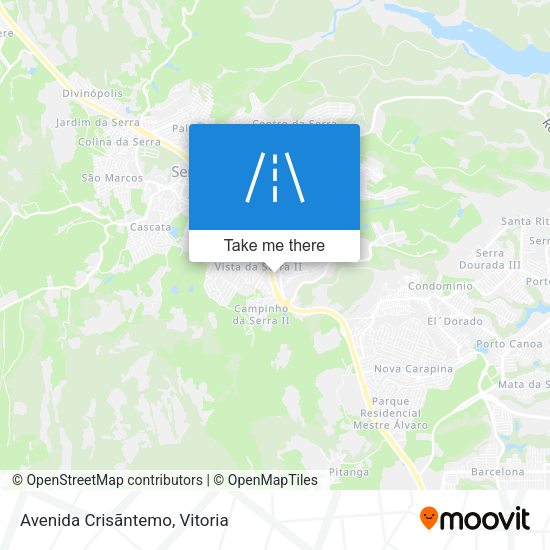 Avenida Crisãntemo map