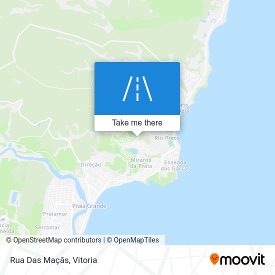 Rua Das Maçãs map