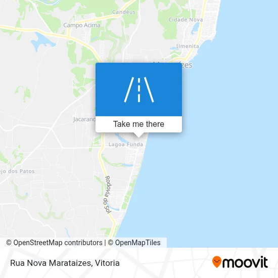 Rua Nova Marataizes map