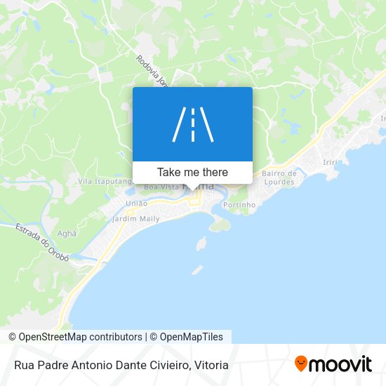 Rua Padre Antonio Dante Civieiro map