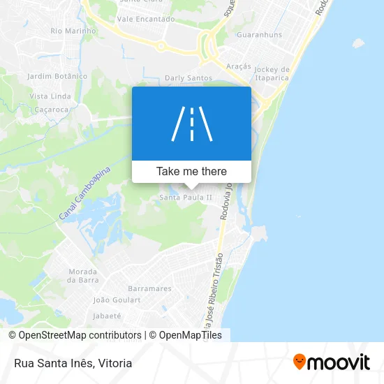 Rua Santa Inês map