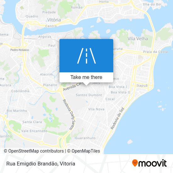 Rua Emigdio Brandão map
