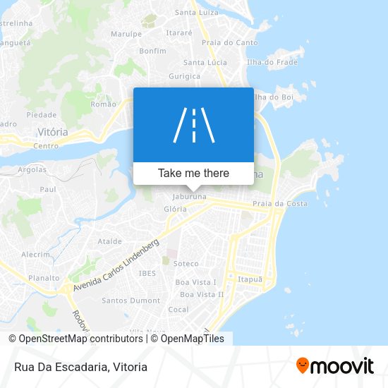 Rua Da Escadaria map