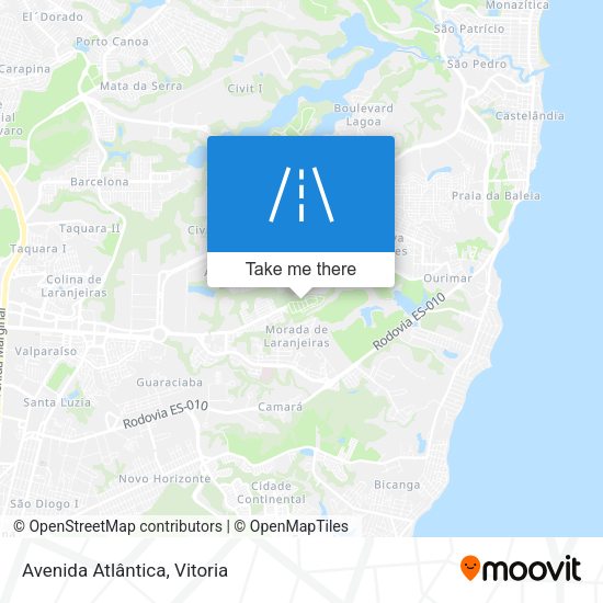 Avenida Atlântica map