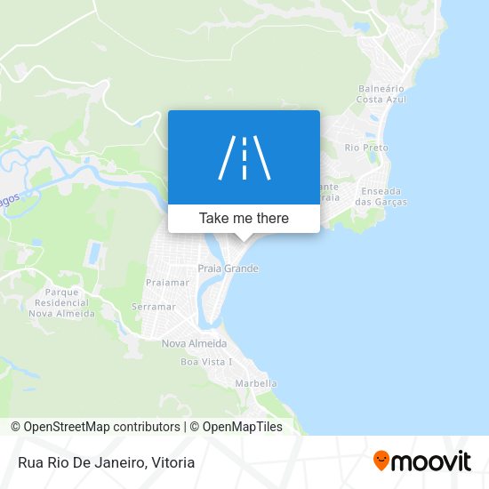 Rua Rio De Janeiro map