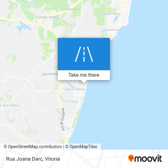 Rua Joana Darc map