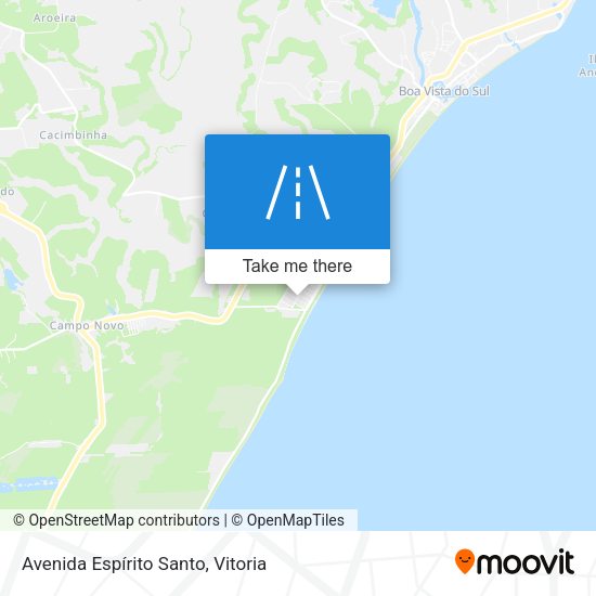 Avenida Espírito Santo map