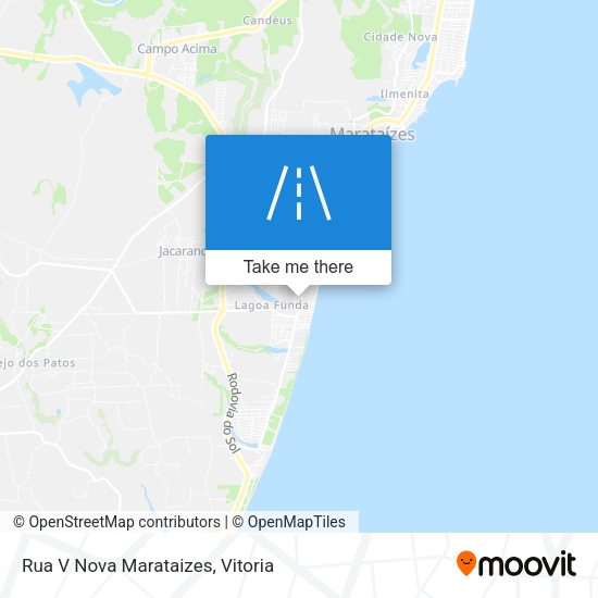 Rua V Nova Marataizes map