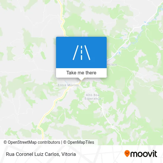 Rua Coronel Luiz Carlos map