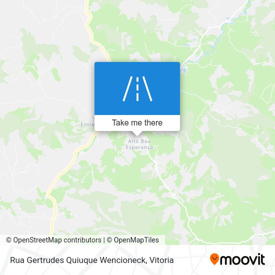 Rua Gertrudes Quiuque Wencioneck map