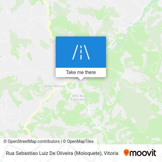 Rua Sebastiao Luiz De Oliveira (Moloquete) map
