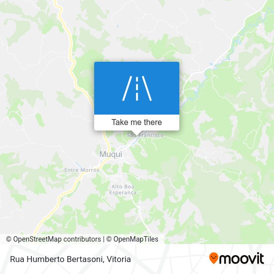 Rua Humberto Bertasoni map