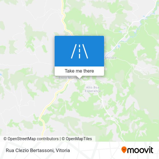 Rua Clezio Bertassoni map