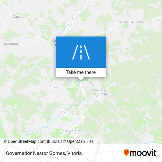 Governador Nestor Gomes map