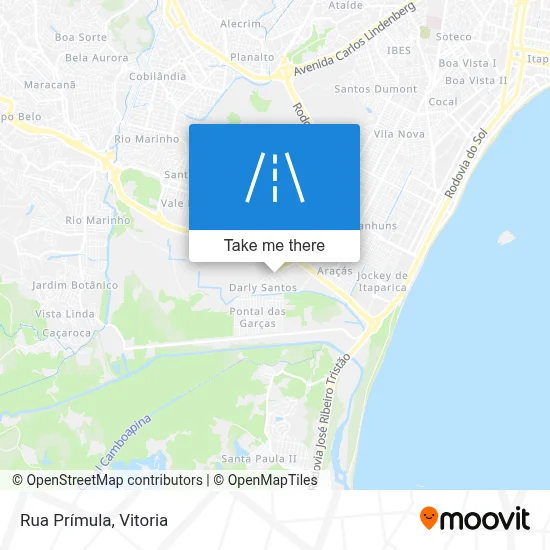 Rua Prímula map